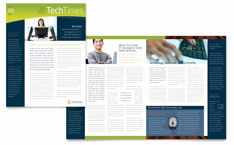 Microsoft Word Magazine Templates Elegant Free Newsletter Template Download Word &amp; Publisher Templates