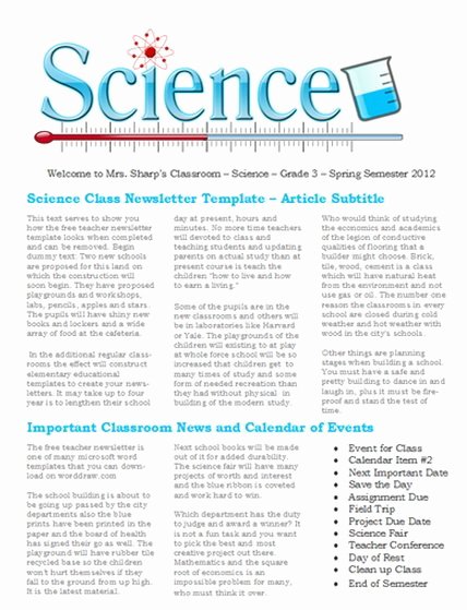 Microsoft Word Magazine Templates Unique 15 Free Microsoft Word Newsletter Templates for Teachers
