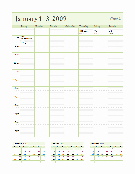 Microsoft Word Weekly Calendar Template Unique Weekly Calendar Template Microsoft Word Templates