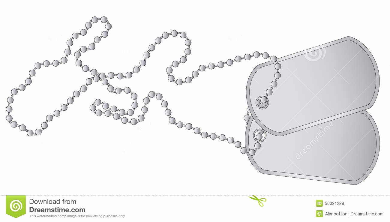 Military Dog Tags Drawings Elegant Dog Tags Stock Illustration Image Of White forces