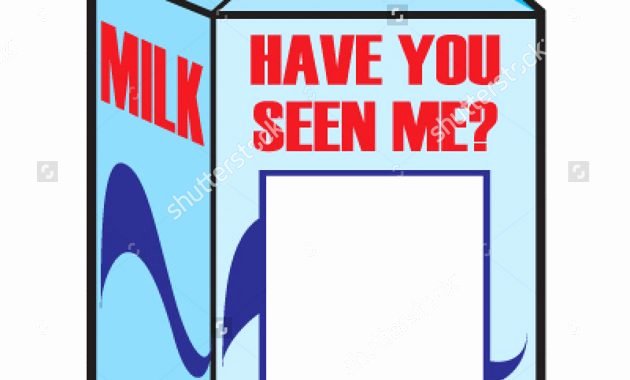 Milk Carton Missing Generator Awesome Missing Person Milk Carton Template Free Download Clip Art