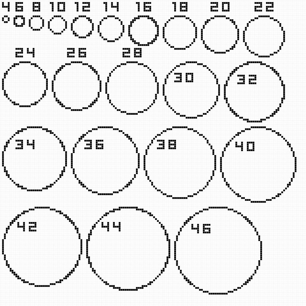 Minecraft Circle Templates Unique Circle Templates Survival Mode Minecraft Java Edition