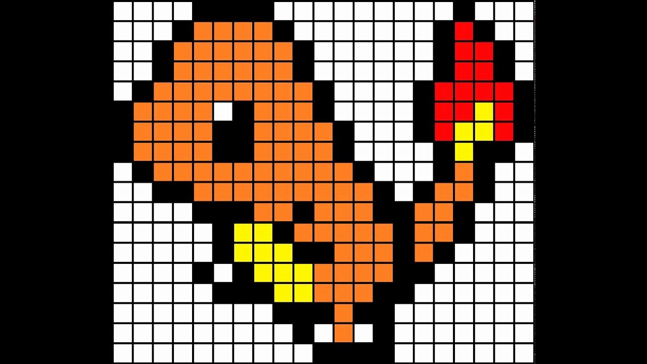 Minecraft Pixel Art Template Maker Beautiful Minecraft Pixel Art Template Charmander