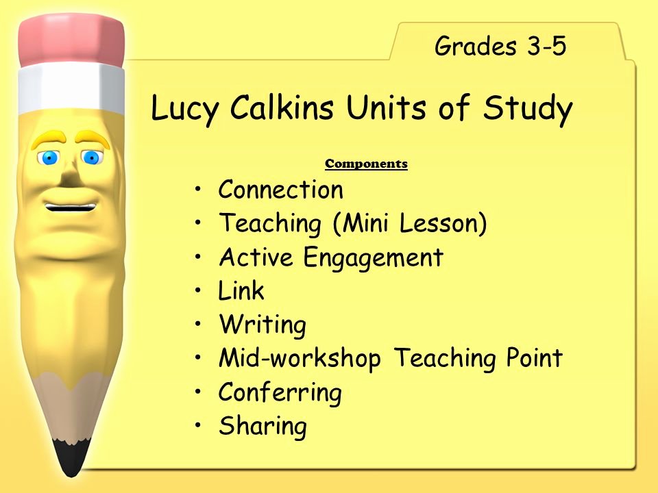 Mini Lesson Template Lucy Calkins Unique Catawba County Schools Writing Plan Ppt