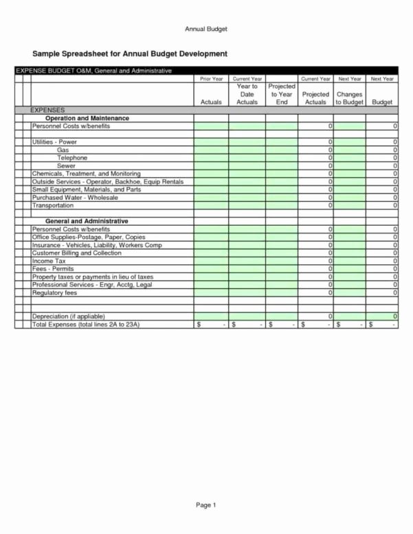 Ministry Budget Template Awesome Church Ministry Bud Template Sample Church Bud