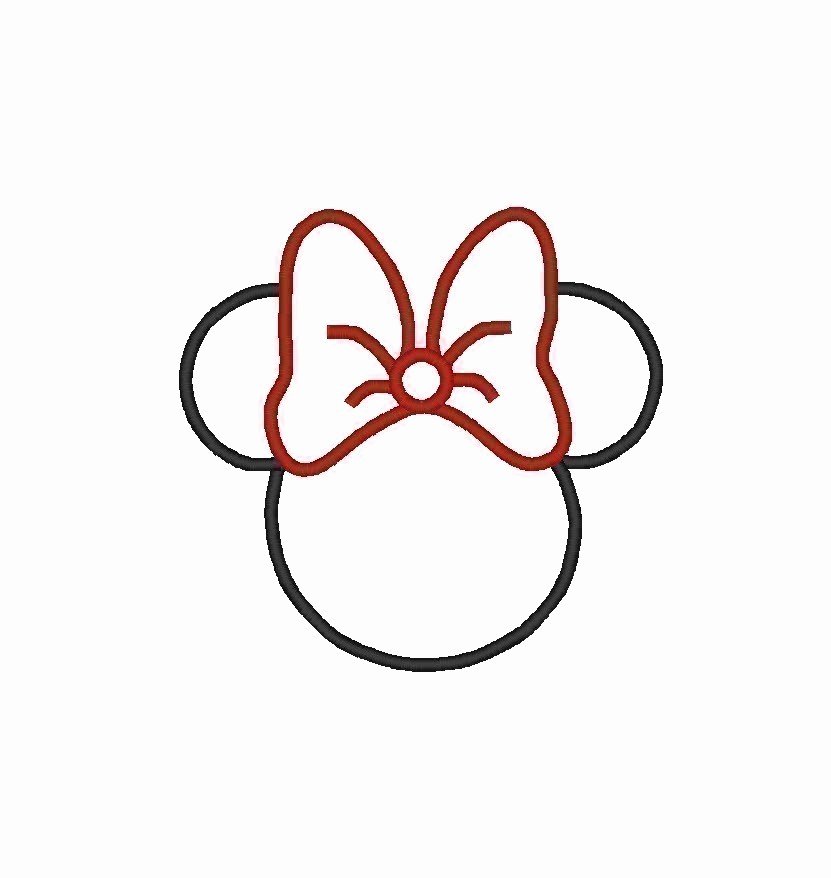 Minnie Mouse Bow Template Printable Awesome Free Minnie Mouse Bow Template Cliparts