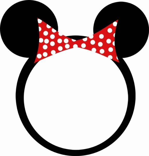 Minnie Mouse Bow Template Printable Fresh Minnie Mouse Bow Template Clipart