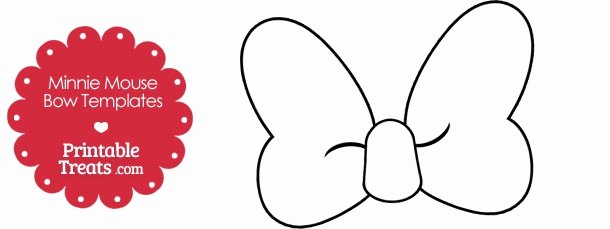 Minnie Mouse Bow Template Printable Fresh Minnie Mouse Bow Template