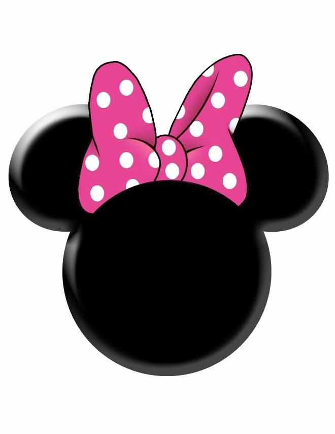 Minnie Mouse Bow Template Printable Lovely Pink Minnie Mouse Bow Template