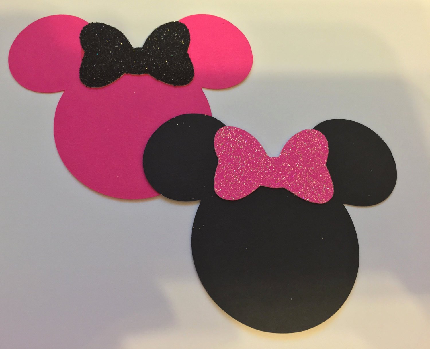 Minnie Mouse Cut Out Head Awesome 20 3 Minnie Mouse Head Silhouettes Card Stock Cutouts