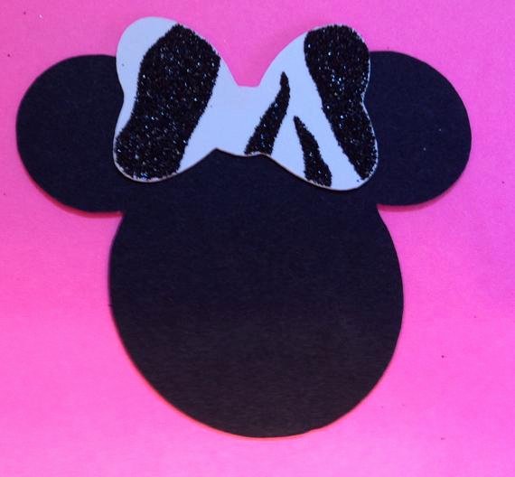 Minnie Mouse Cut Out Head Fresh 10 5 Minnie Mouse Head Silhouettes Card Stock Cutouts