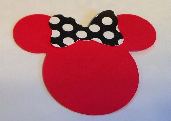 Minnie Mouse Cut Out Head Fresh 30 2 5 Minnie Mouse Head Silhouettes Die Cut Red