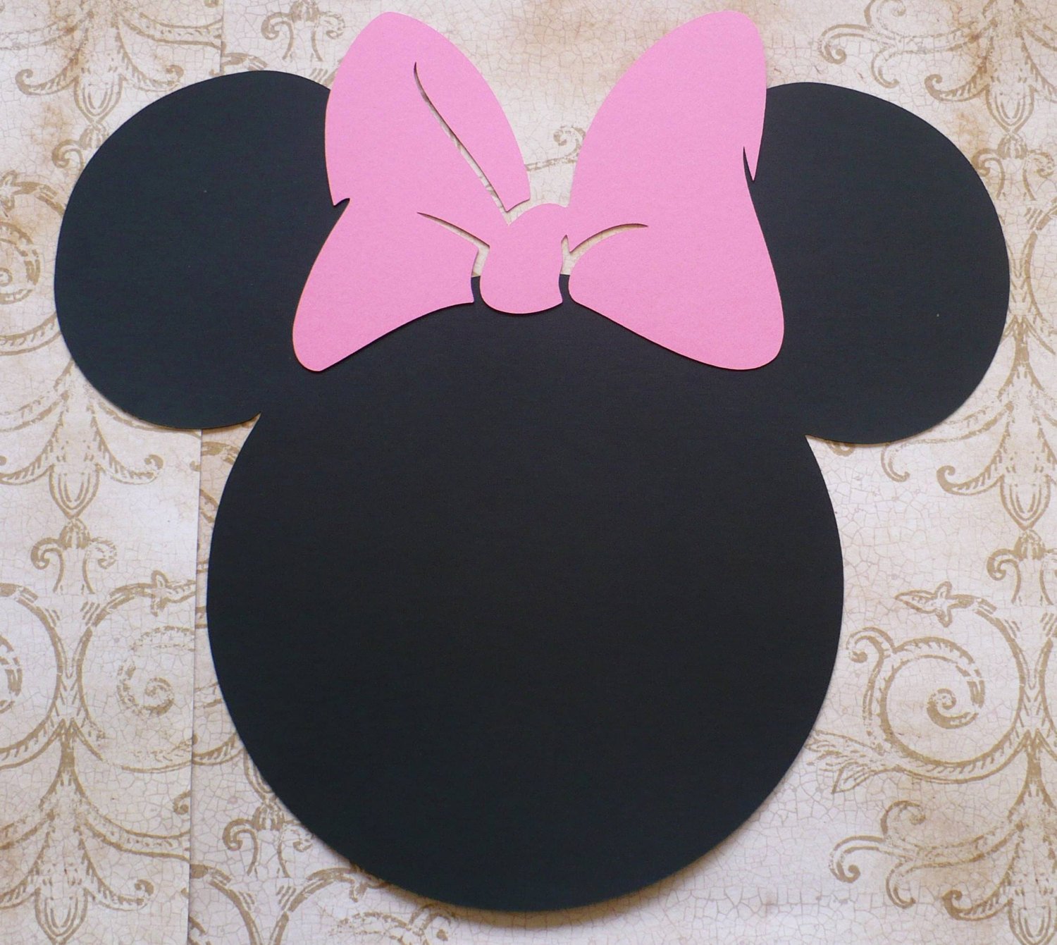 Minnie Mouse Cut Out Head Inspirational 2 Xl Minnie Mouse Head Shapes Medium Pink Bows Die Cut for