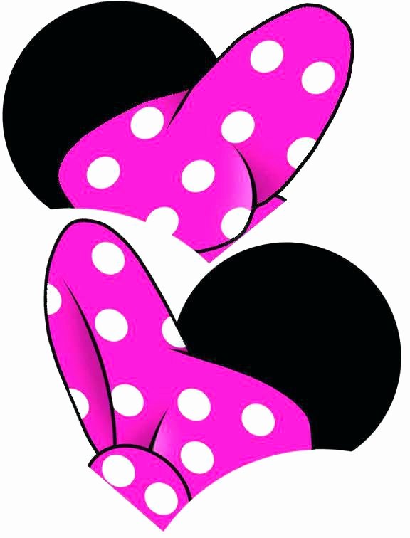 Minnie Mouse Cut Out Template Awesome Cut Outs Printable Minnie Mouse
