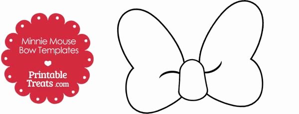 Minnie Mouse Cut Out Template Best Of Free Printable Minnie Mouse Bow Template