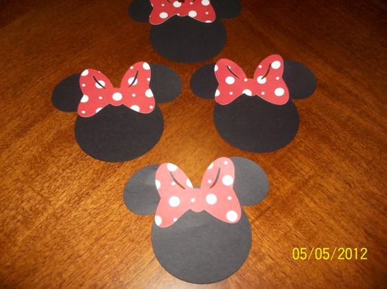 Minnie Mouse Ears Cut Out Awesome 8 Pc Disney Minnie Mouse Ears Cut Set $5 00 Via