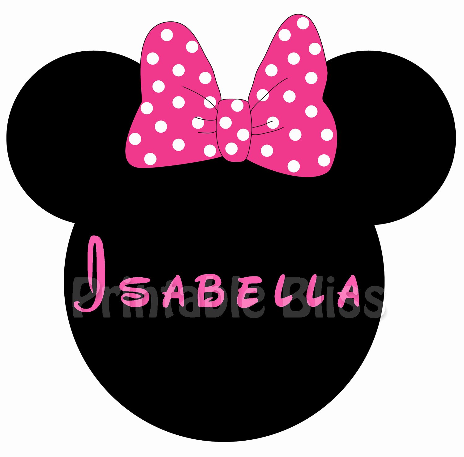 Minnie Mouse Ears Cut Out Best Of Minnie Mouse Bow Cut Out