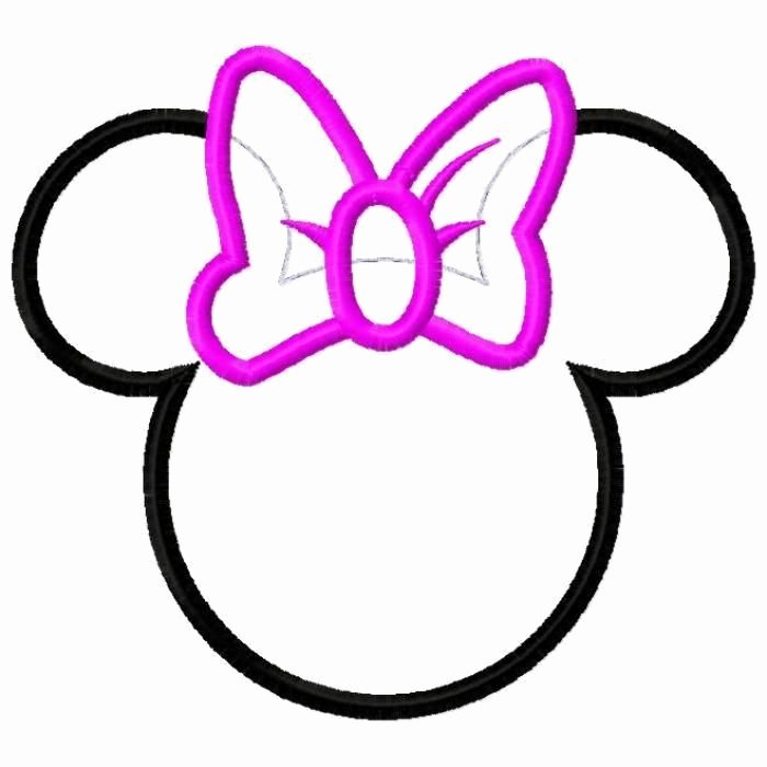 Minnie Mouse Ears Cut Out Fresh Minnie Mouse Bow Cutouts Minnie Mouse Bow Cut Out Clipart