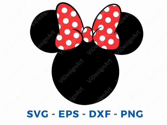 Minnie Mouse Ears Cut Out Inspirational Minnie Mouse Head Svg Dxf Vector Cut File Cricut Design