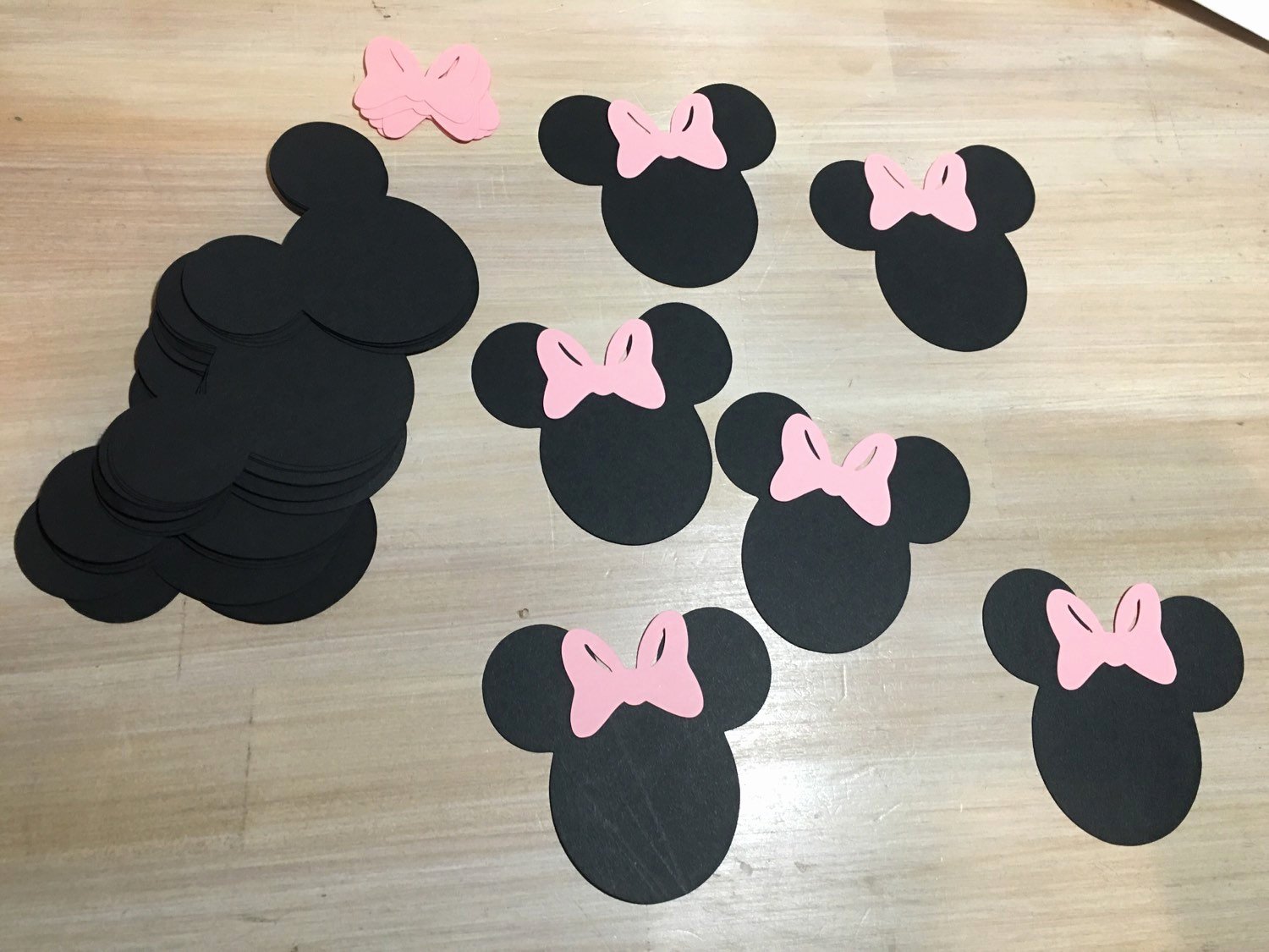 Minnie Mouse Ears Cut Out Luxury Minnie Mouse Paper Cut Outs 3 Inches Set Of 20