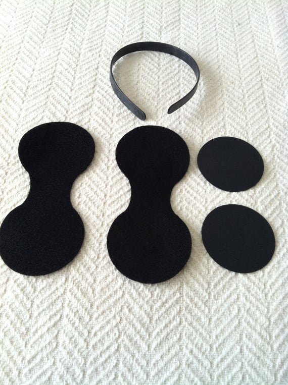 Minnie Mouse Ears Cut Out New Diy Mickey Mouse &amp; Diy Minnie Mouse Ear Headband Kits