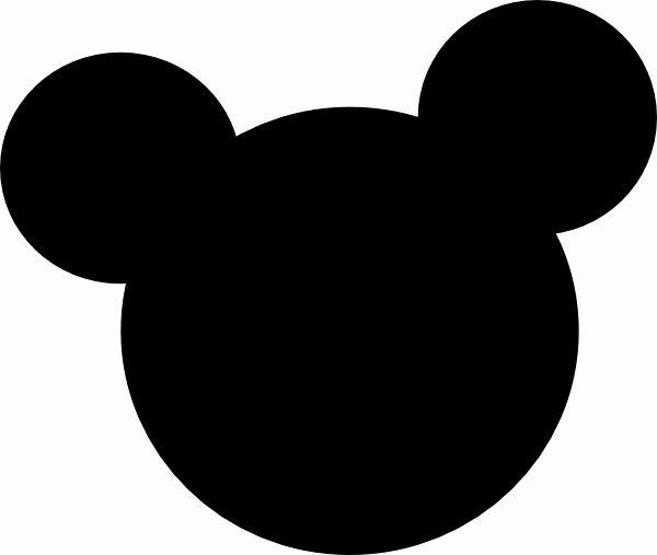 Minnie Mouse Ears Cut Out New Minnie Mouse Ears Cut Out Template Clipart Free Clip Art