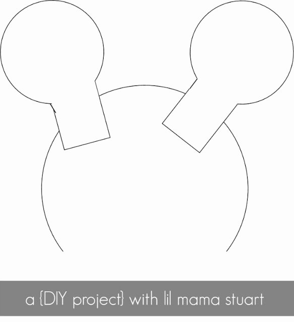 Minnie Mouse Ears Outline Luxury A Day with Lil Mama Stuart Diy Mickey &amp; Minnie Mouse Ears