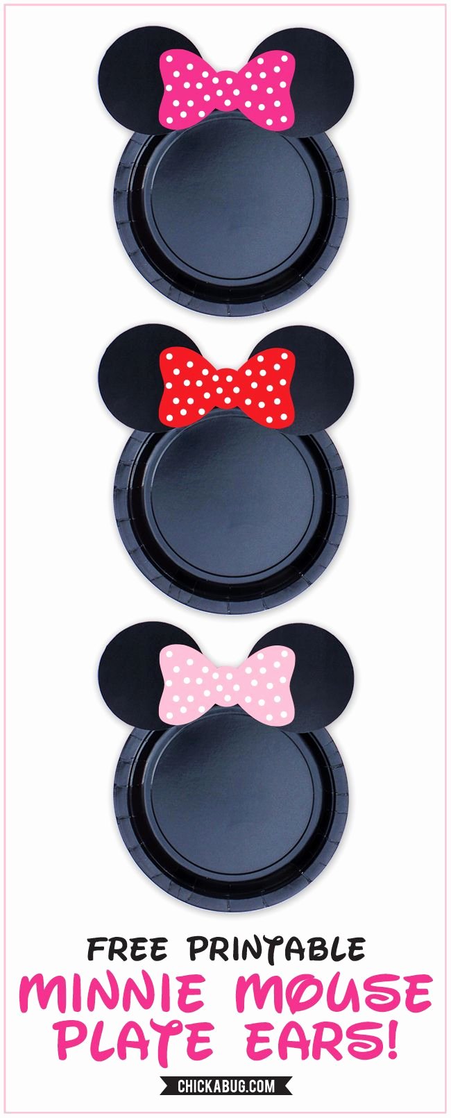 Minnie Mouse Ears Printable Beautiful Best 25 Minnie Mouse Birthday Decorations Ideas On