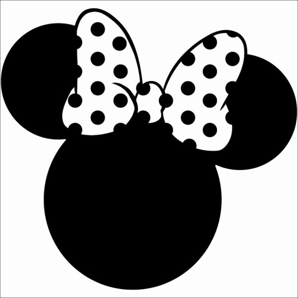 Minnie Mouse Ears Template Printable Beautiful 6 Beautiful Minnie Mouse Silhouettes