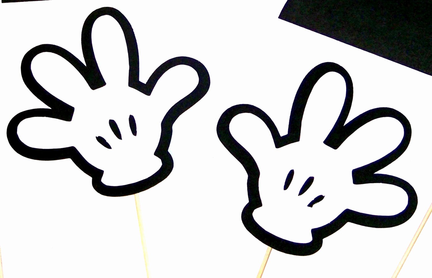 Minnie Mouse Hands Template Elegant Booth Props Disney Mickey &amp; Minnie Mouse by