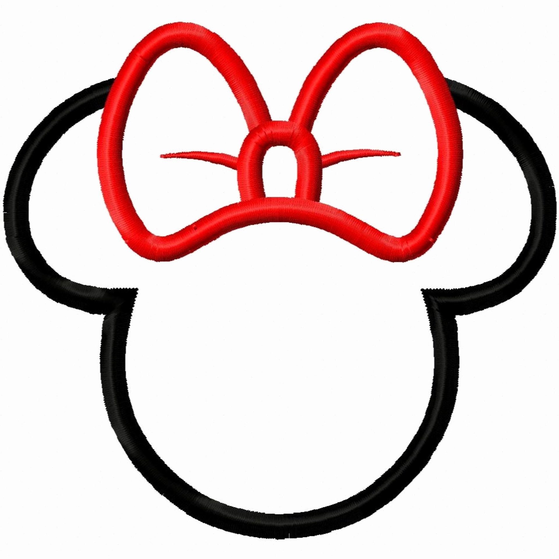 Minnie Mouse Head Silhouette Printable Best Of Minnie Mouse Head Clip Art