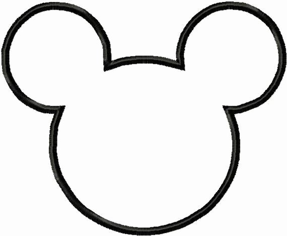 Minnie Mouse Head Silhouette Printable Unique Mickey Minnie Mouse Head Template for Quilt