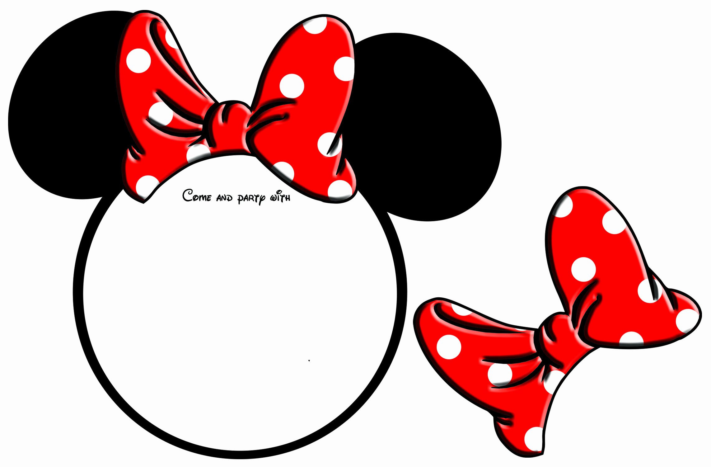 Minnie Mouse Template Head Awesome Browse and Free Clipart by Tag Minnie On Clipartmag