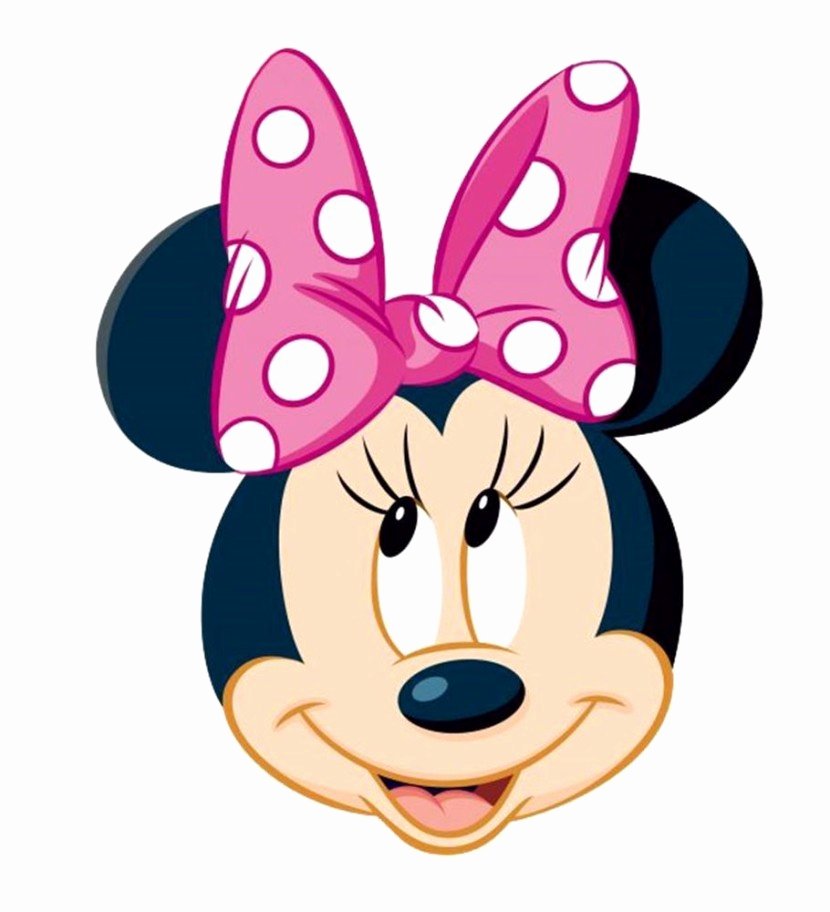 Minnie Mouse Template Head Elegant Minnie Mouse Head Clipartion