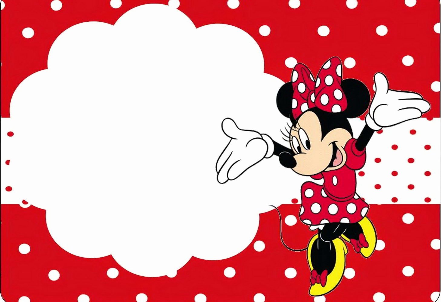 Minnie Mouse Template Pdf Beautiful Minnie Mouse Template