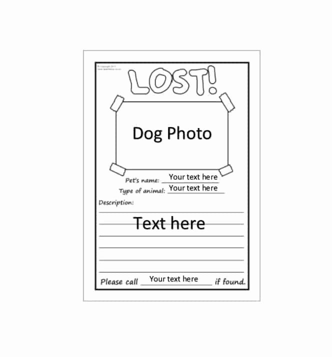 Missing Dog Template Fresh 40 Lost Pet Flyers [missing Cat Dog Poster] Template