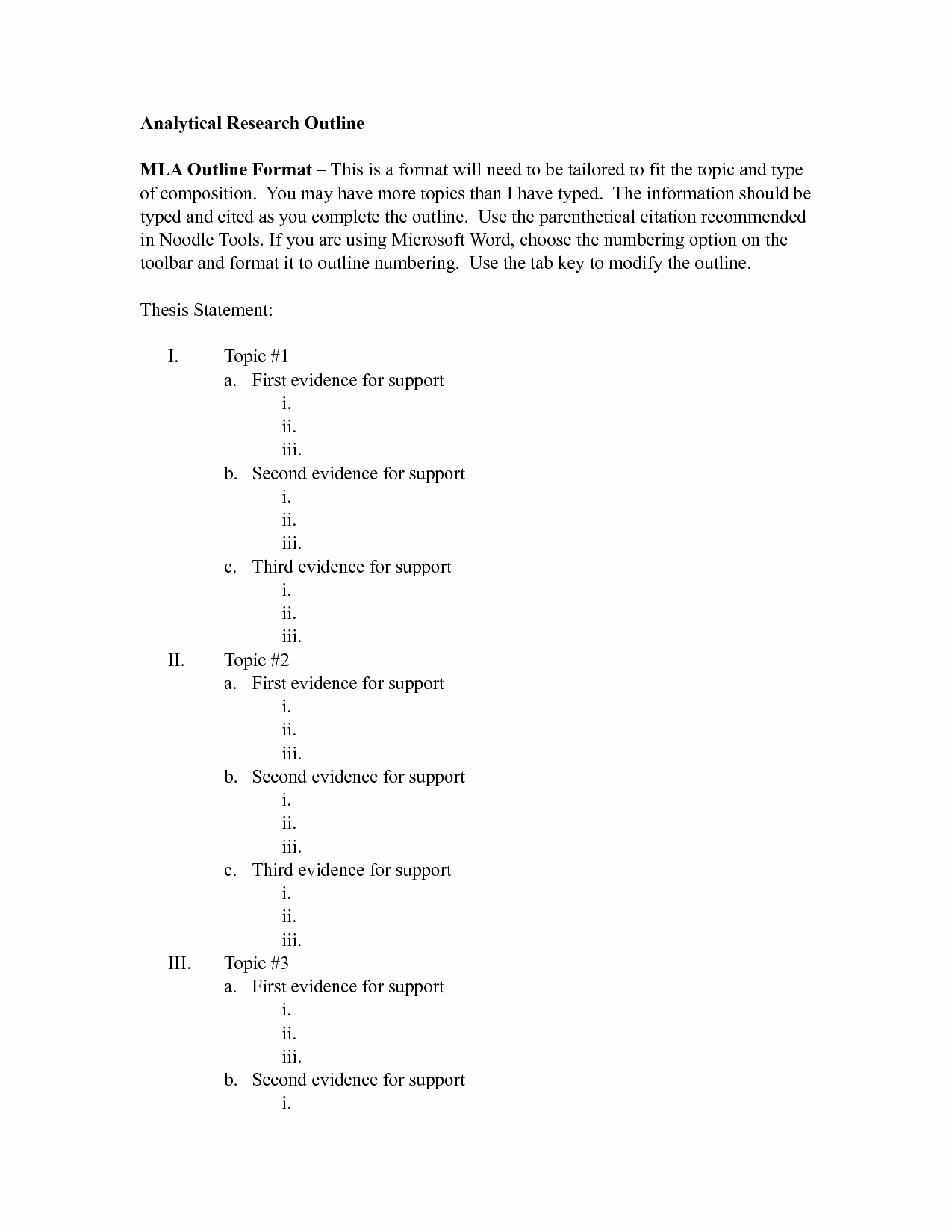 Mla 5 Paragraph Essay format Awesome 16 Best Of Research Paper Outline Worksheet Mla