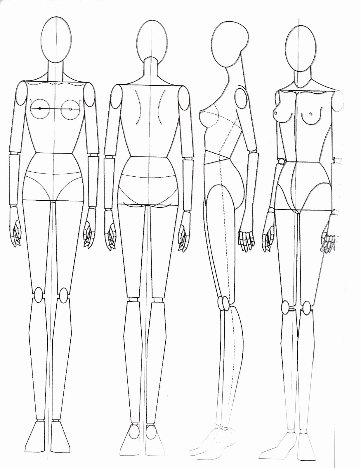 Model Sketches Template Lovely 1000 Images About Reference On Pinterest