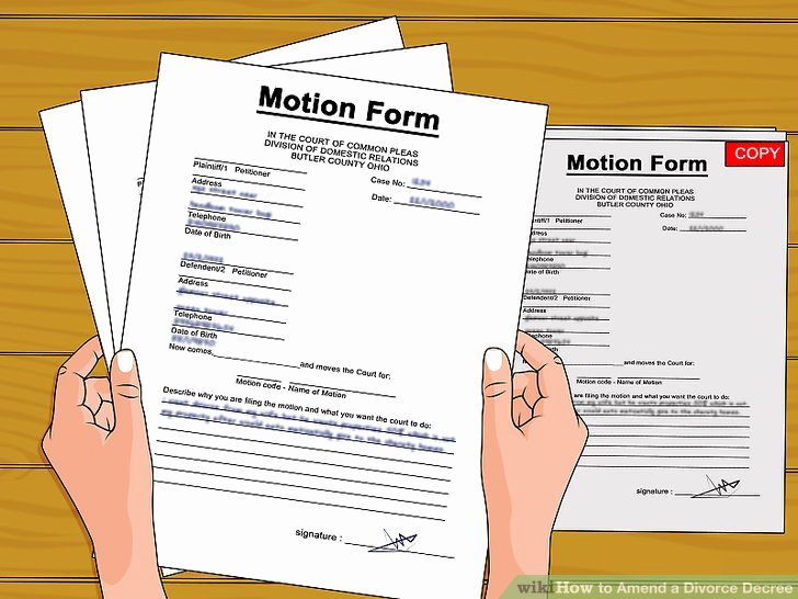 Modification Of Child Support Letter Samples Lovely How to Amend A Divorce Decree 13 Steps with