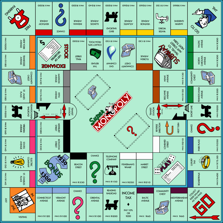 Monopoly Board Printable Inspirational Super Monopoly by Jonizaak On Deviantart