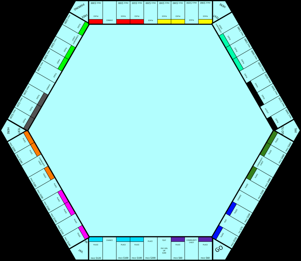 Monopoly Board Template Lovely 6sided Monopoly Board Template by Marxon13 by Larry