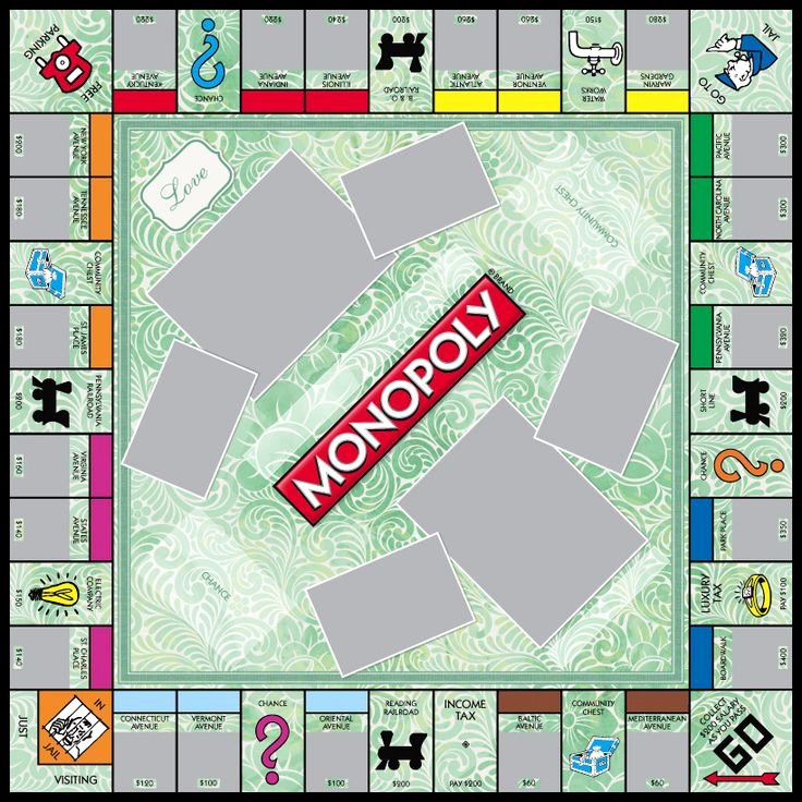 Monopoly Board Template New 18 Best Monopoly Game Templates Images On Pinterest