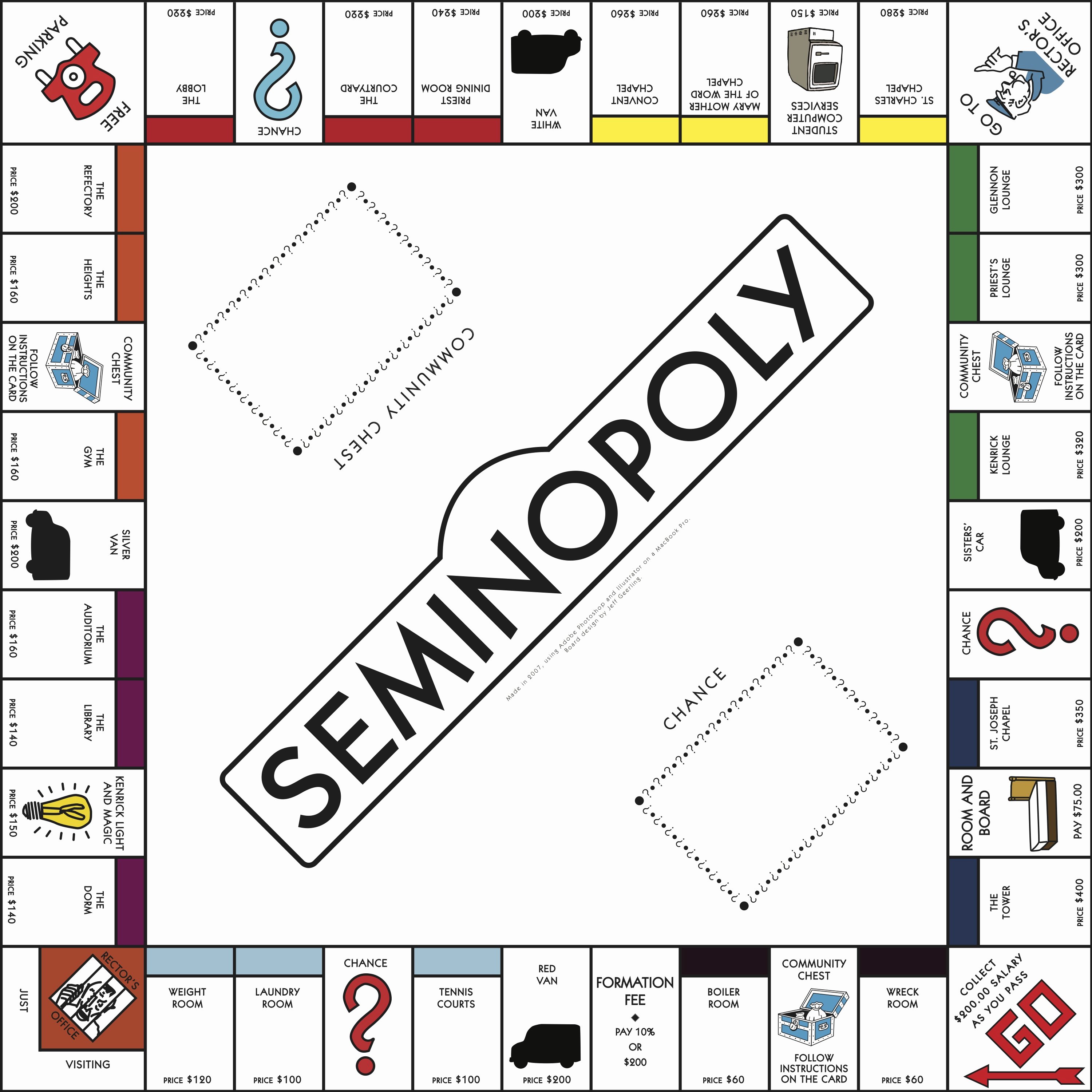 Monopoly Board Template Unique Prison Clipart Monopoly Board Pencil and In Color Prison