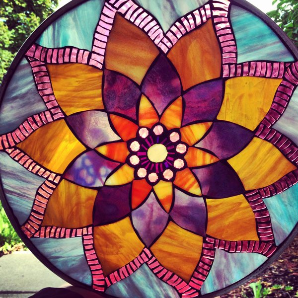 Mosaic Flower Designs Inspirational Calyx Glass Blog Lotus Mosaic Mandala Pattern