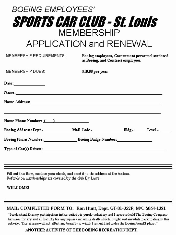 Motorcycle Club Application form Inspirational 29 Of Motorcycle Club Application form Template