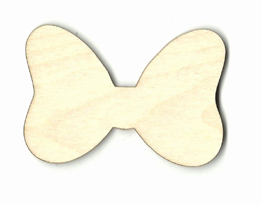 Mouse Cut Out Fresh Minnie Mouse Bow Laser Cut Out Unfinished Wood Shape Craft