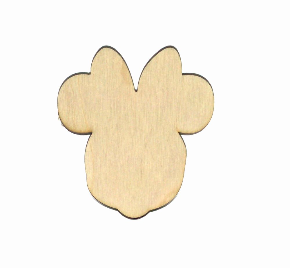 Mouse Cut Out Lovely Minnie Mouse Unfinished Wood Shape Cut Out Mm1605 Crafts