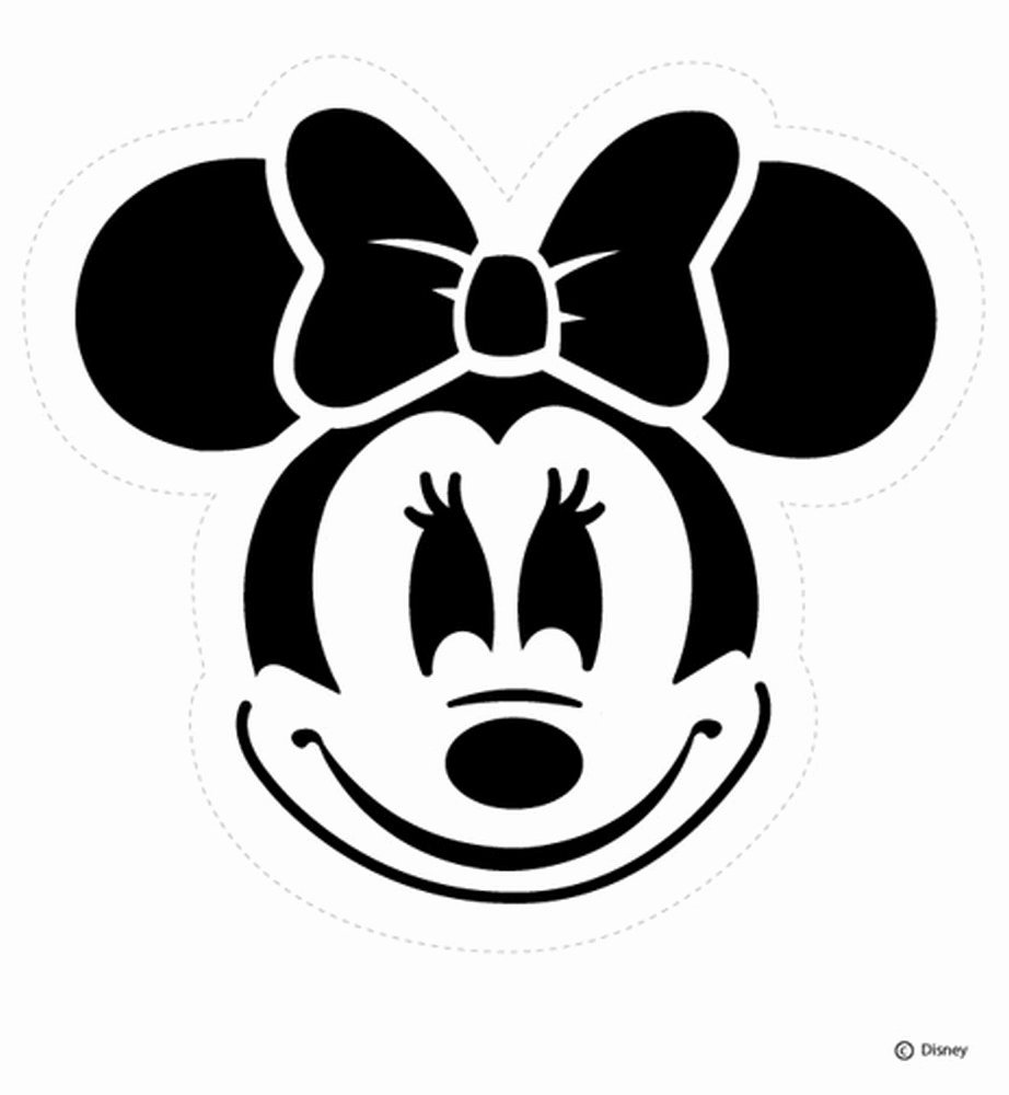 Mouse Cut Out Template Lovely Minnie Mouse Head Templates