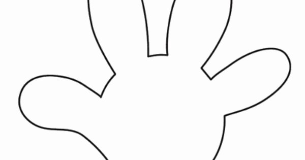 Mouse Cut Out Template New Mickey Mouse Hands or Gloves Templates