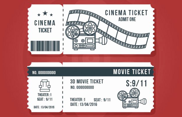 Movie Ticket Invitation Template Luxury 16 Free Ticket Design Templates for Download Designyep